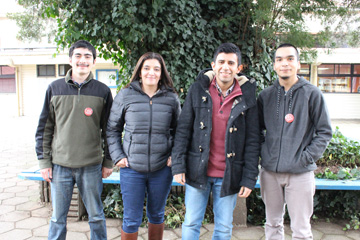 Equipo Organizador del Primer Cafe Cientifico de la region